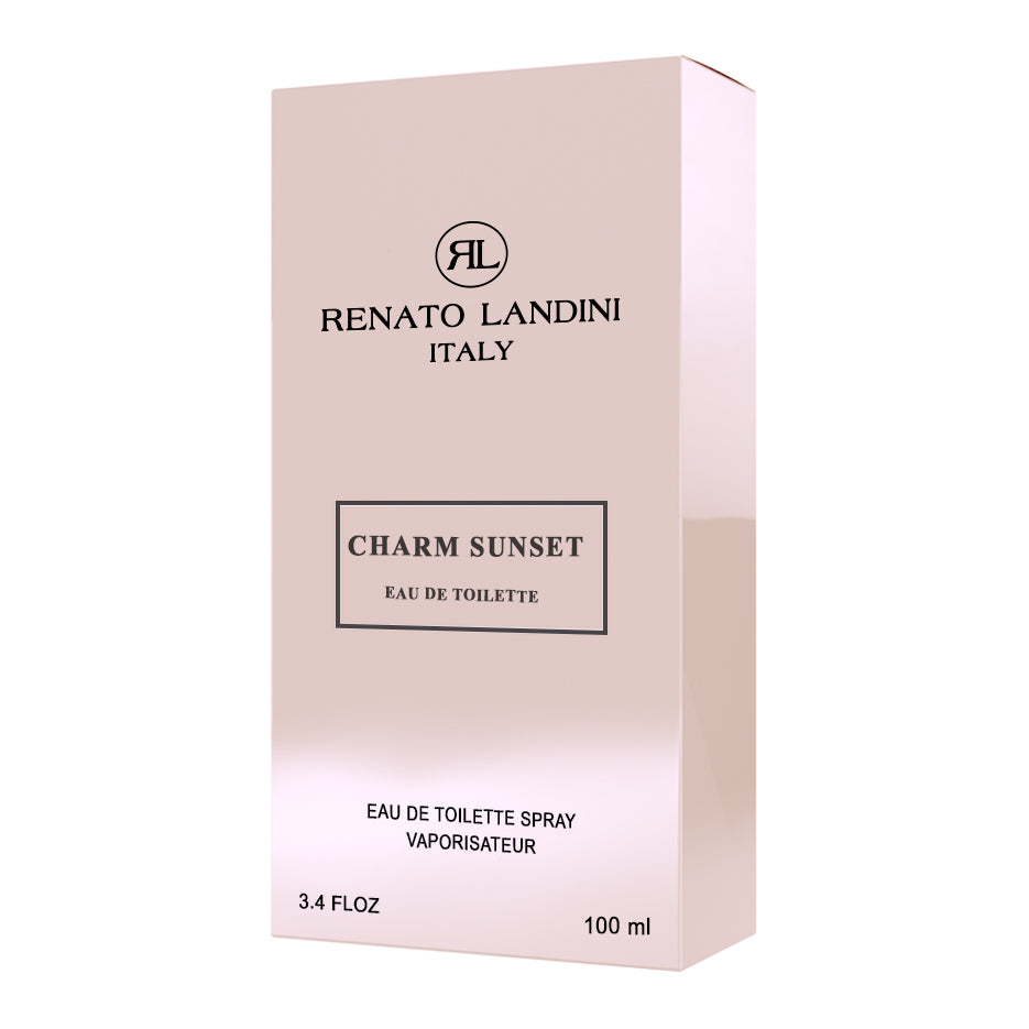 CHARM SUNSET  - RENATO LANDINI PERFUME EAU DE TOILETTE 100ML - FOR WOMEN