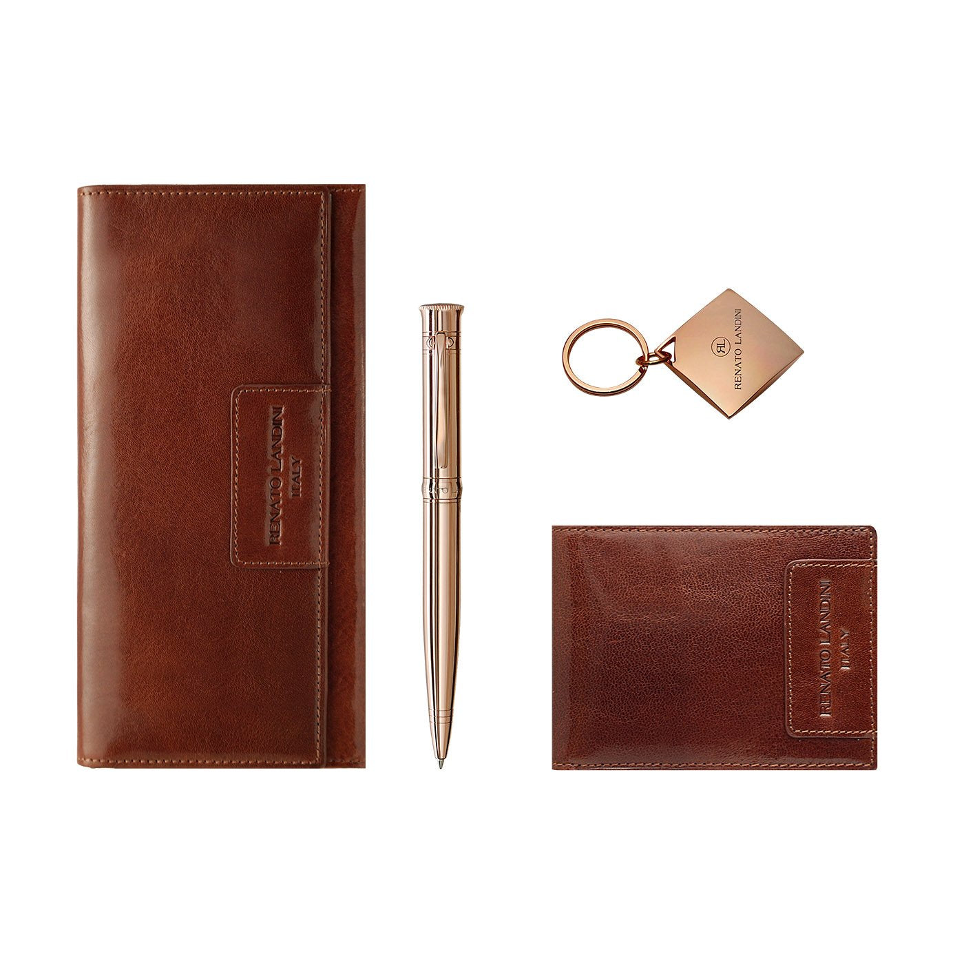 RENATO LANDINI Pen + Wallet Set + Key-Holder