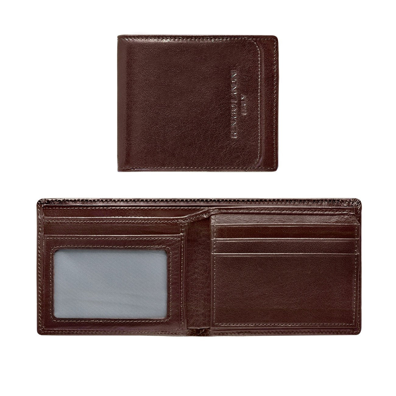 RENATO LANDINI Gift Set: Brown Leather Bag + Pen + Men's Wallet + Cufflink + Key Holder