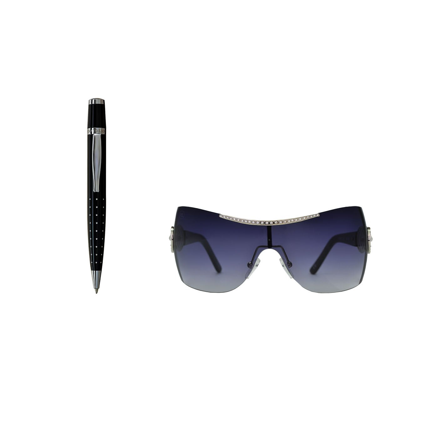 RENATO LANDINI Pen + Sun Glasses Set/ Women-b