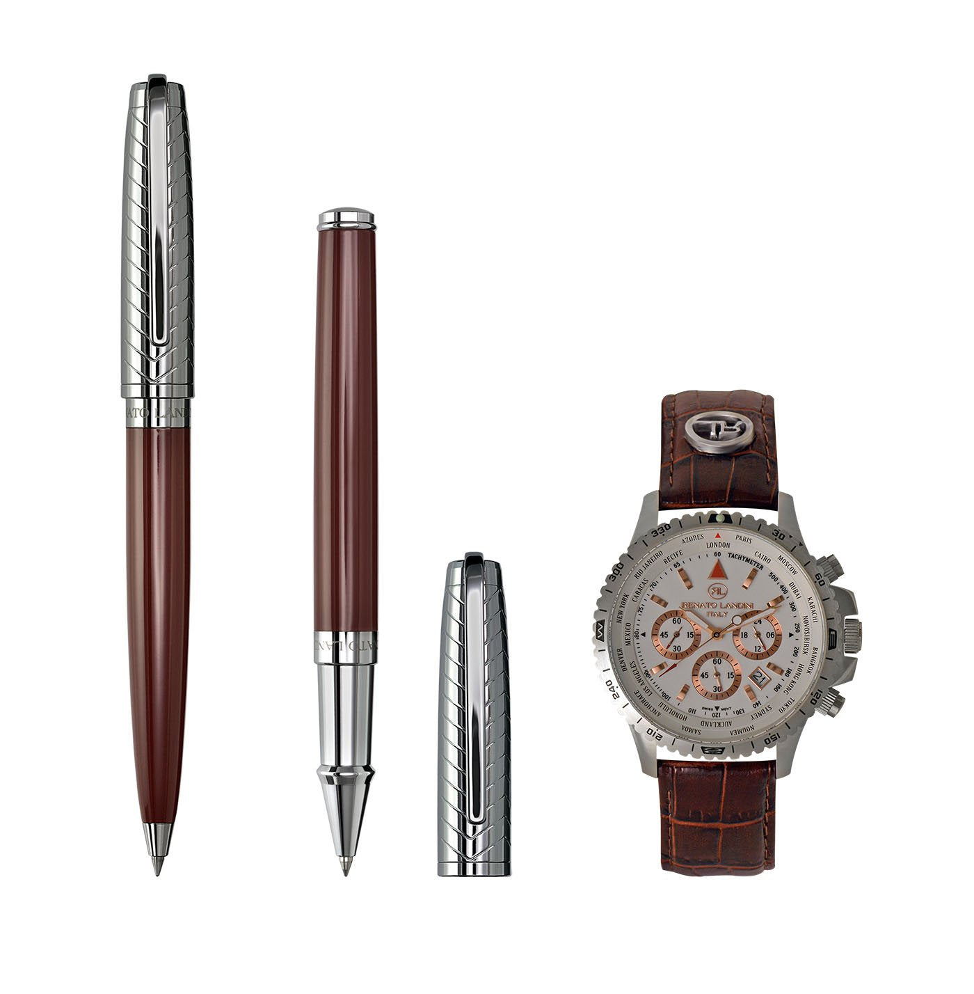 RENATO LANDINI Pen Set + Watch