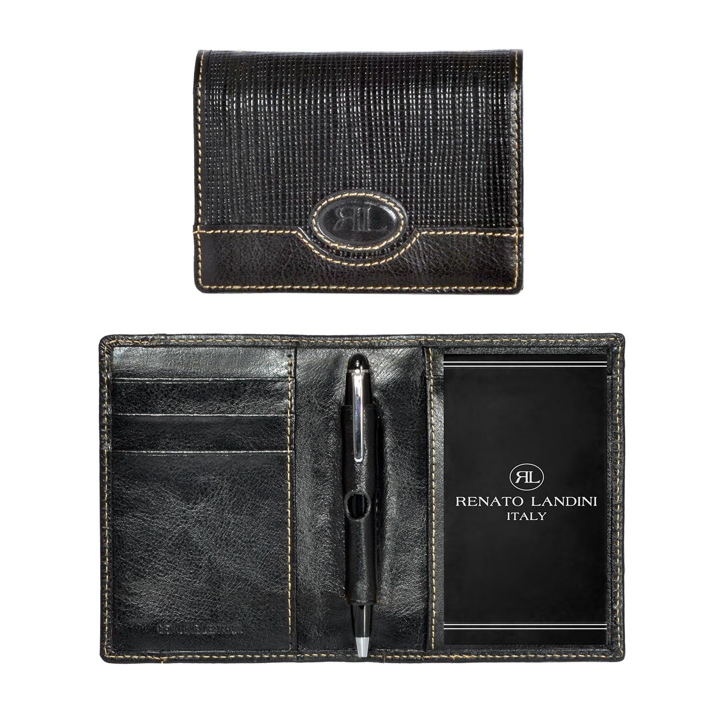 RENATO LANDINI Notepad Holder With Pen/ Fantasy